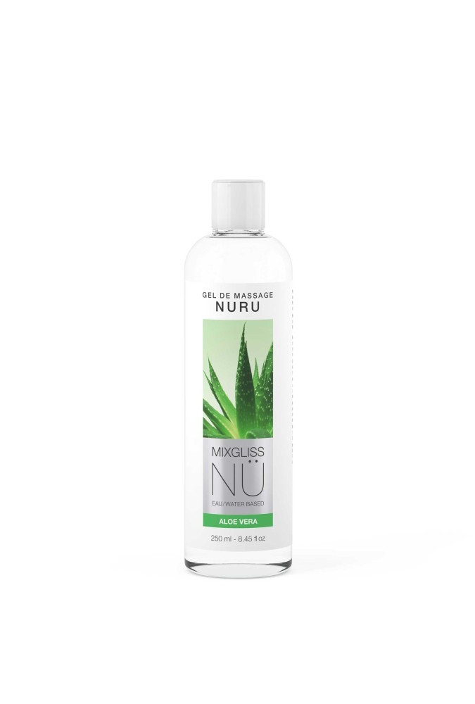 Mixgliss nüru - Gel de massage et lubrifiant - Aloe vera - 250 ml