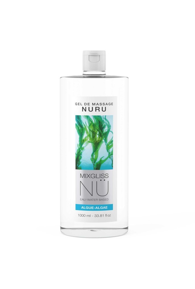 Mixgliss nüru - Massage and lubricant gel - Algues - 33,81 fl oz