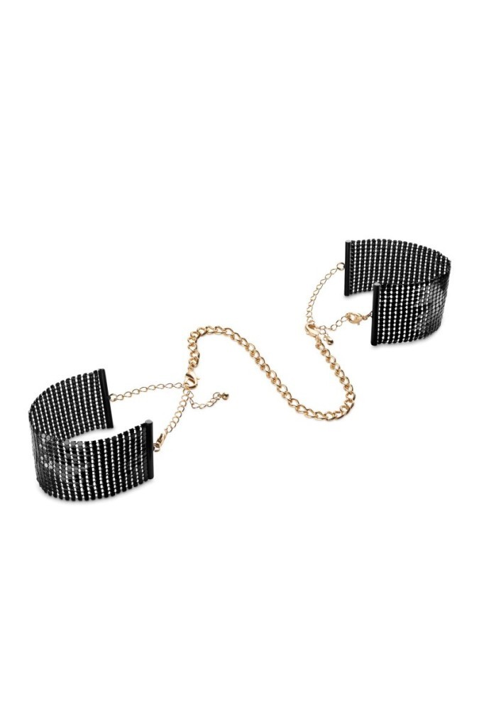 Metallic mesh handcuffs - Désir métallique - Black