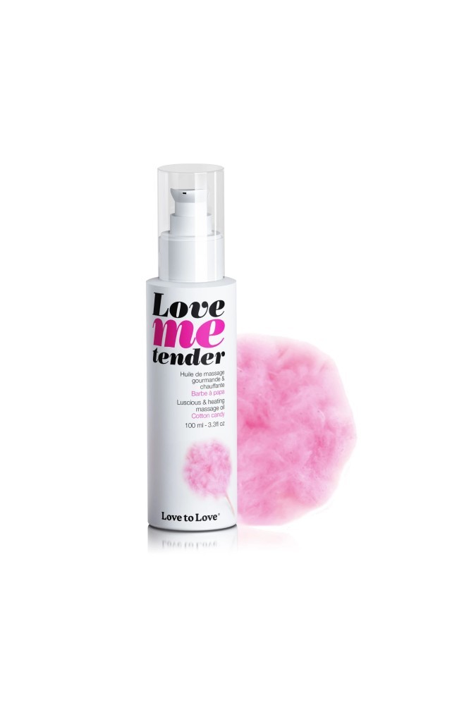 Love me tender - Massage oil - Cotton candy - 3,38 fl oz
