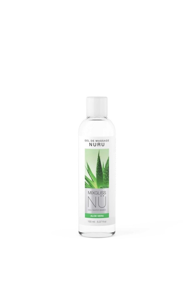 Mixgliss nüru - Massage and lubricant gel - Aloe vera - 5,07 fl oz