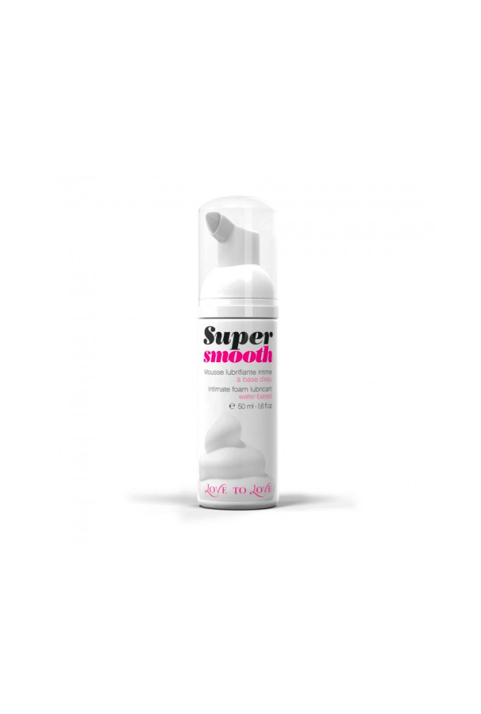 Super smooth - Mousse lubrifiante - Sans parfum - 50 ml