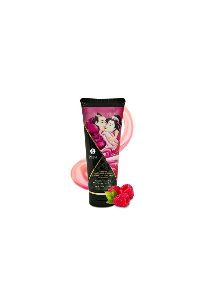 Edibale massage cream - Rapsberry