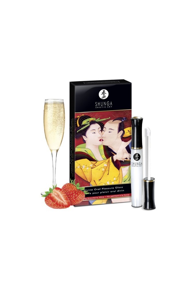 Divine Oral Pleasure Lip gloss - Sparkling wine & strawberry