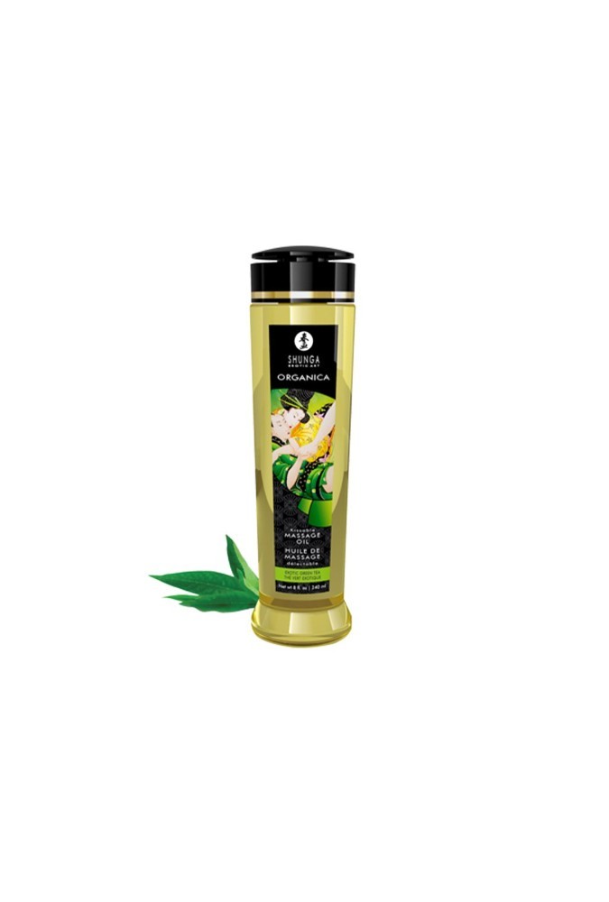 Organic Erotic Massage Oil - Organic exotic green tea