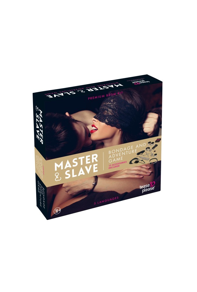 Master And Slave Premium - Kit BDSM - Beige