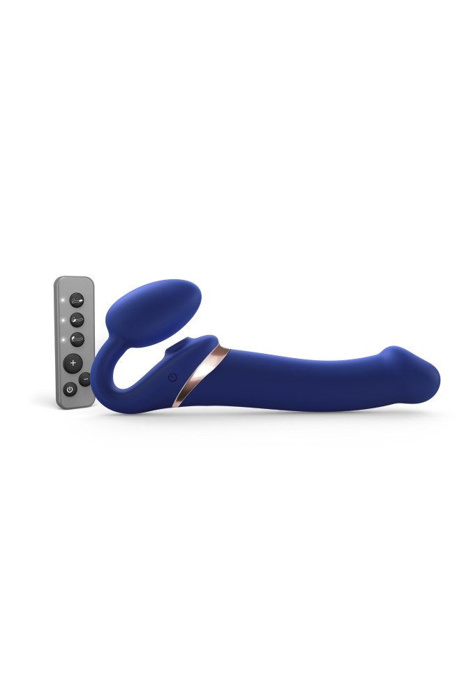 Multi-orgasm - Bendable strap-on - Bleu