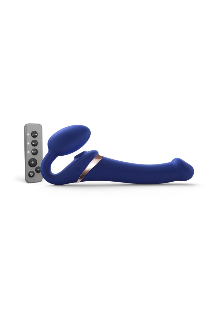 Multi-orgasm - Bendable strap-on - Blue