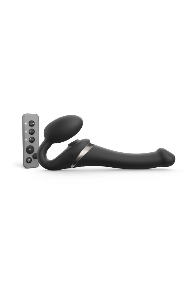 Multi-orgasm - Bendable strap-on - Black