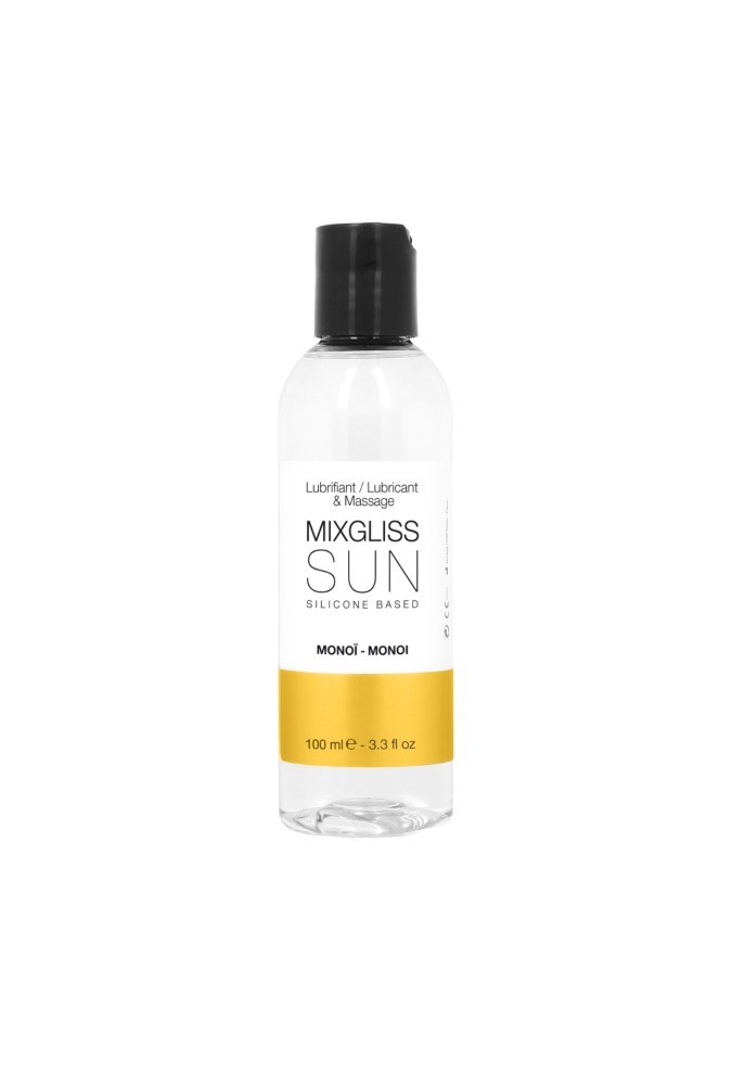 Mixgliss silicone - Lubricant and massage - Perfumed - Monoi - 3,38 fl oz