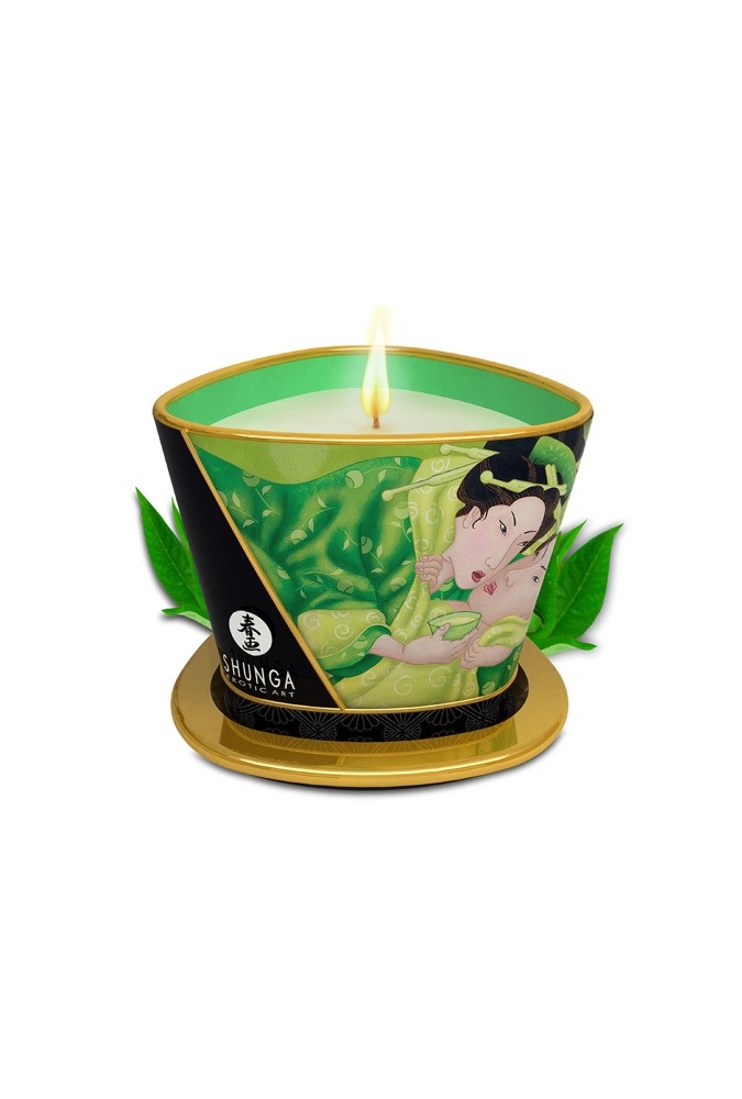 Massage candle - Organic exotic green tea - 5,74 fl oz