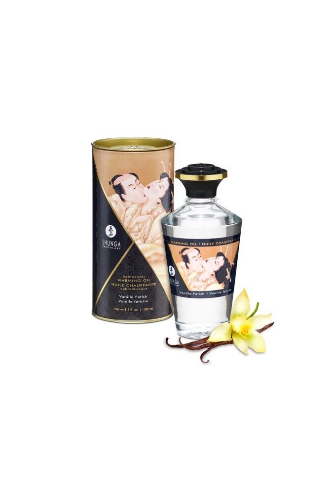 Huile de massage Chauffante Aphrodisiaque - Vanille