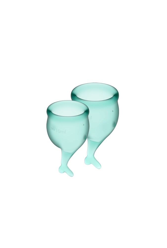 Feel secure - Menstrual cups - Metallic green