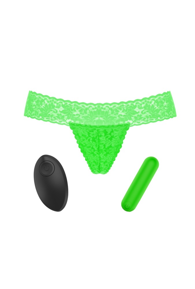 Secret panty 2 - String vibrant - Vert