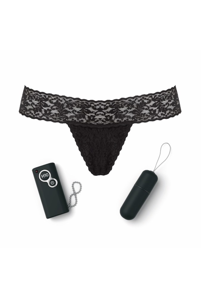 Secret panty - Vibrating thong - Black