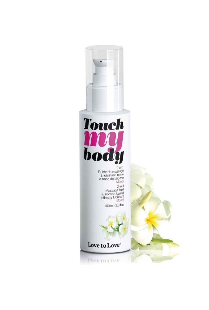 Touch my body - Massage et lubrifiant - Monoï - 100 ml