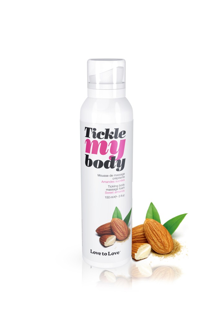 Tickle my body - Mousse de massage - Amande sucrées - 150 ml