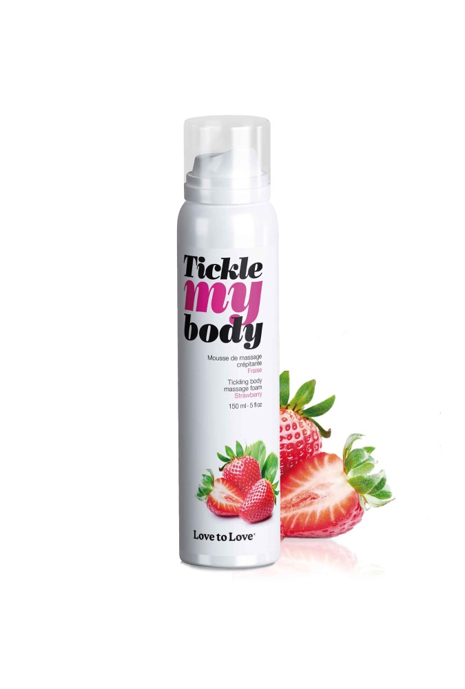 Tickle my body - Massage foam - Strawberry - 5,07 fl oz