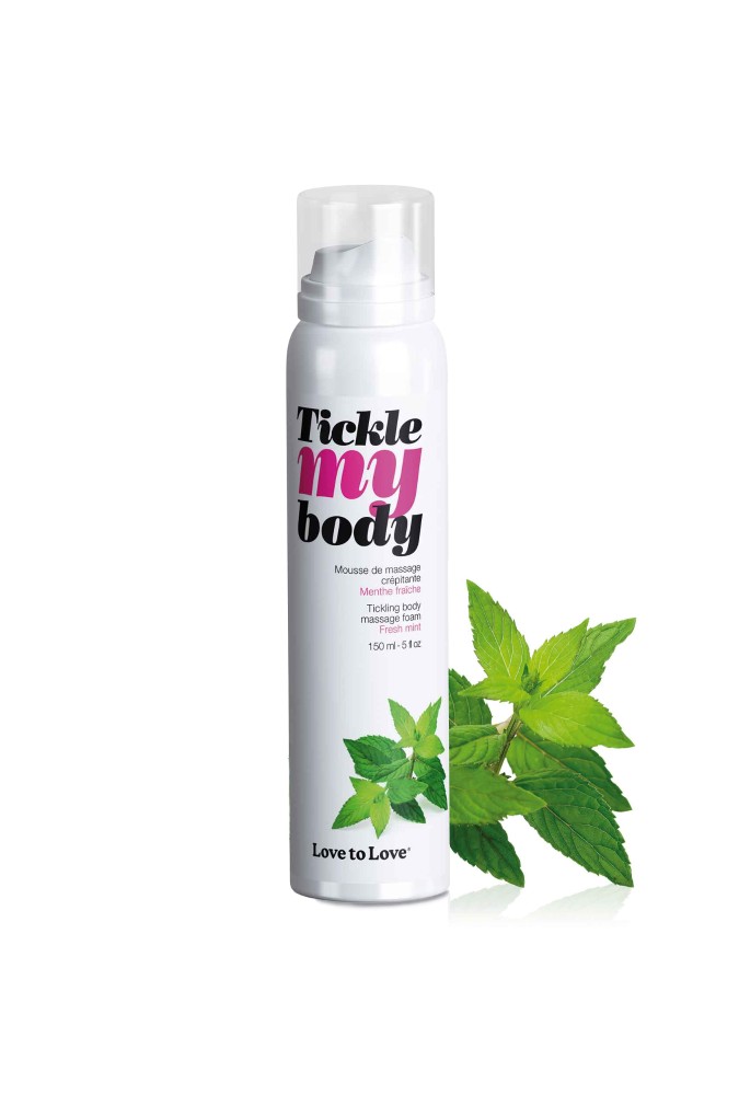 Tickle my body - Mousse de massage - Menthe - 150 ml