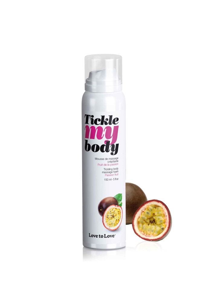 Tickle my body - Mousse de massage - Fruit de la passion - 150 ml
