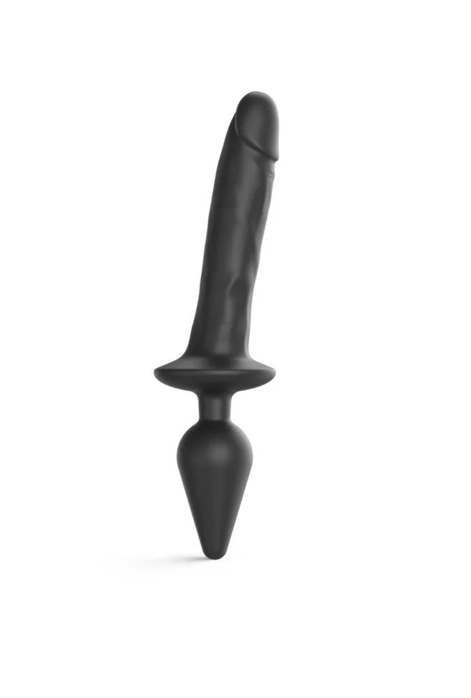 Switch plug-in - Realistic dildo - Black
