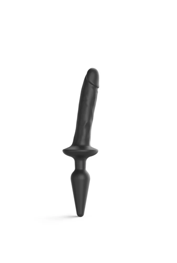 Switch plug-in - Realistic dildo - Black
