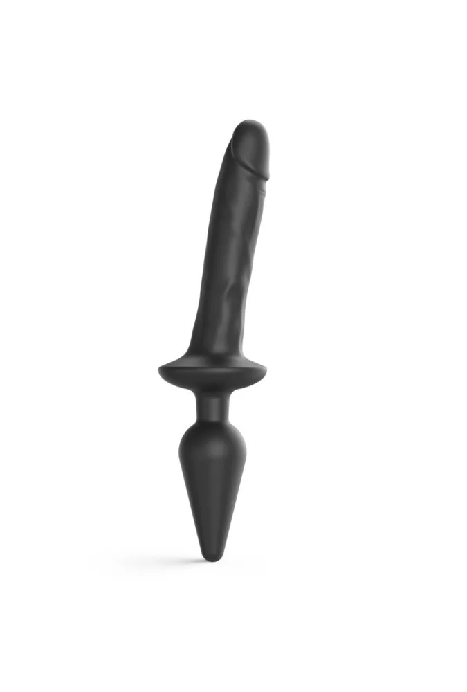 Switch plug-in - Realistic dildo - Black