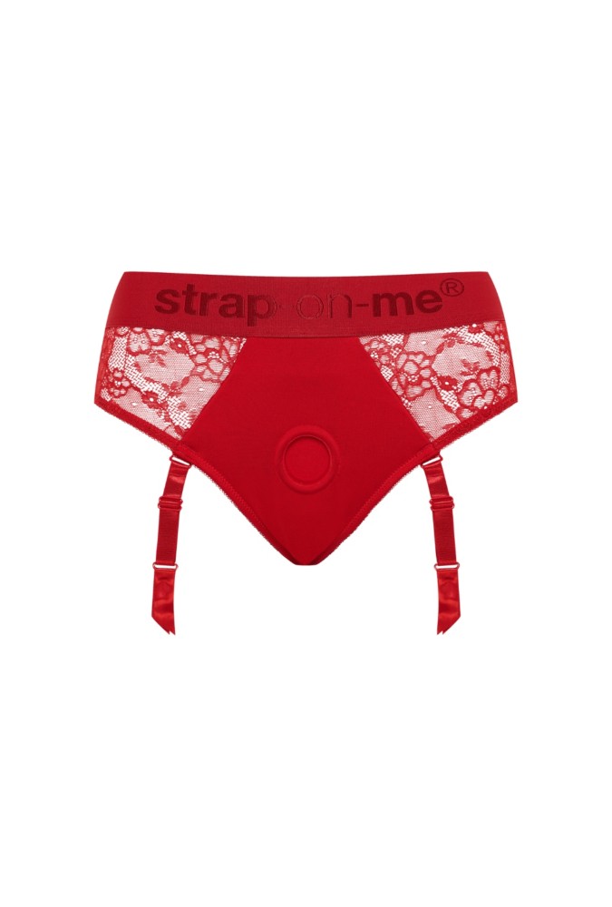 Diva - Harnais lingerie - Rouge