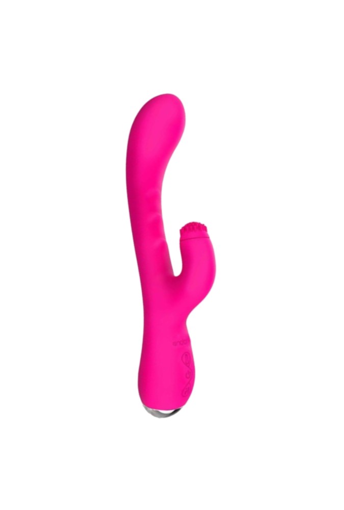 Idol - Heating Rabbit with Rotative Stimulator - Pink
