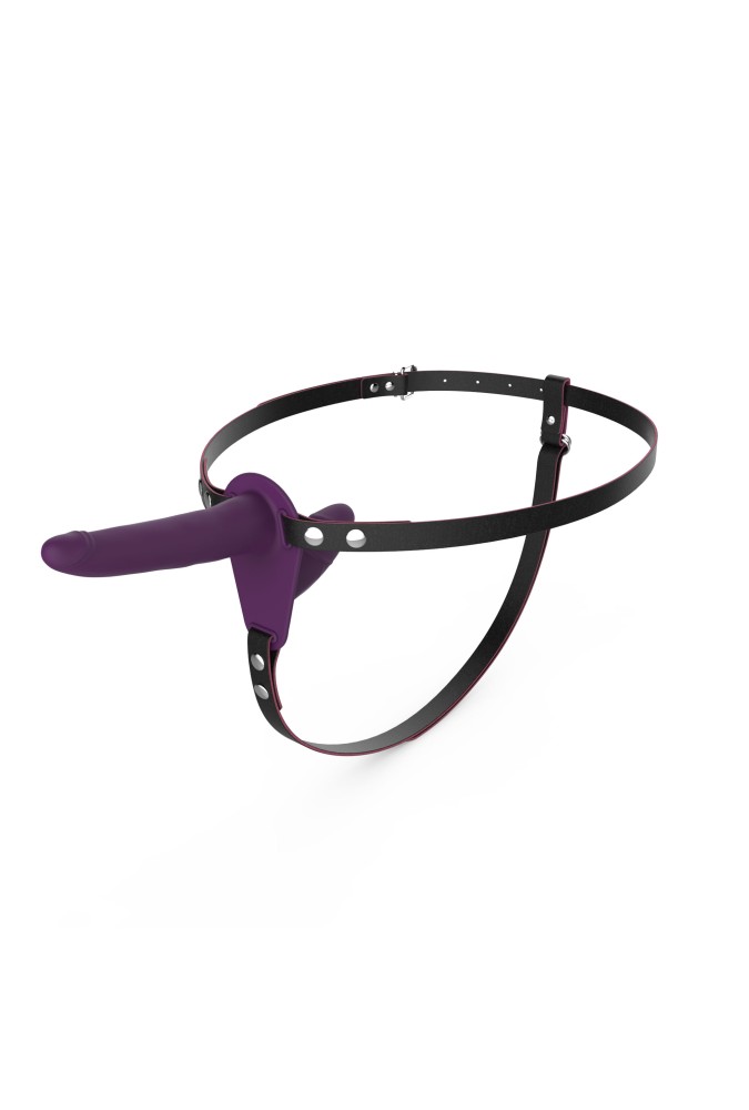 Double end strap-on vibe - Purple